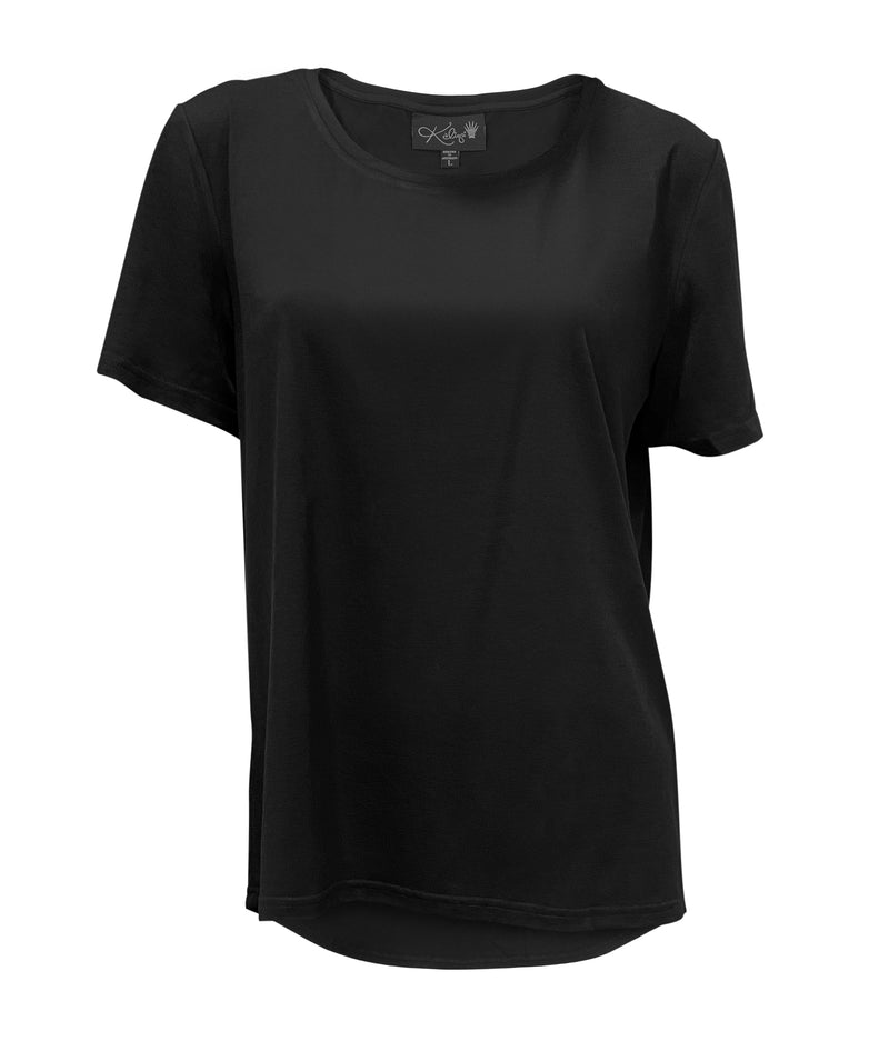 Obsidian Black 100% Modal Eco Friendly T-shirt