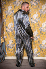 Mens Silk Pyjama set gothic cathedral window print