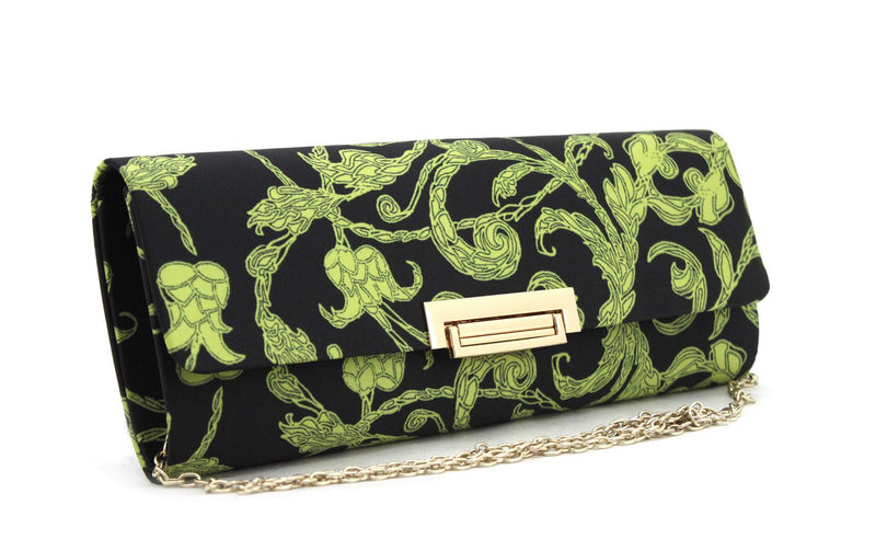 The Samantha Clutch in Mystical Conjuring Print