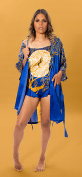 Australiana Swirls Robe & Oracle™ luxury Self Care Gift Pack