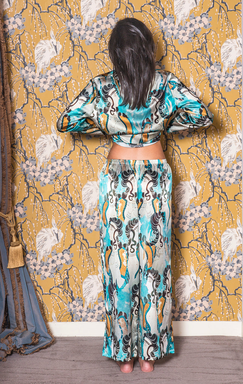 Silk Dreams Thera Pyjamas Back Pant