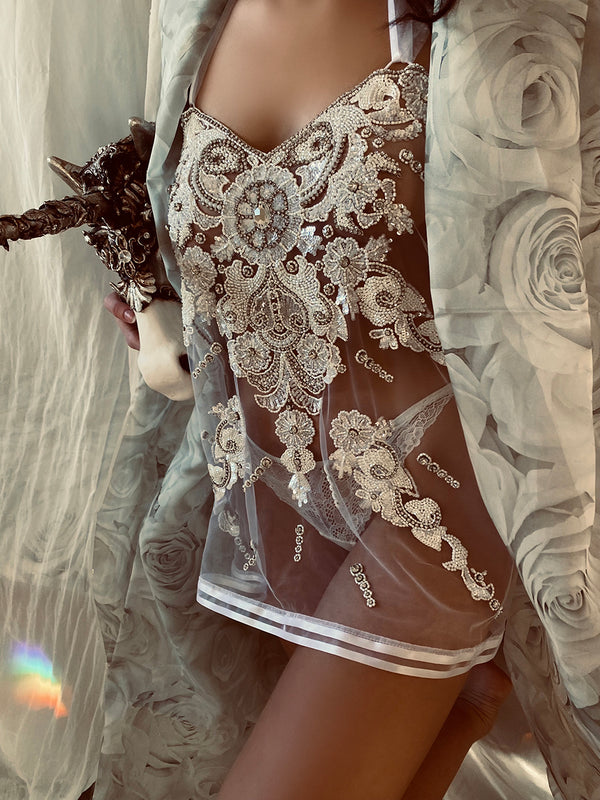 Beaded and Sequinned Chemise