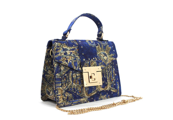 Behave Yourself Hand Bag in Solaris Universe of Stars Print