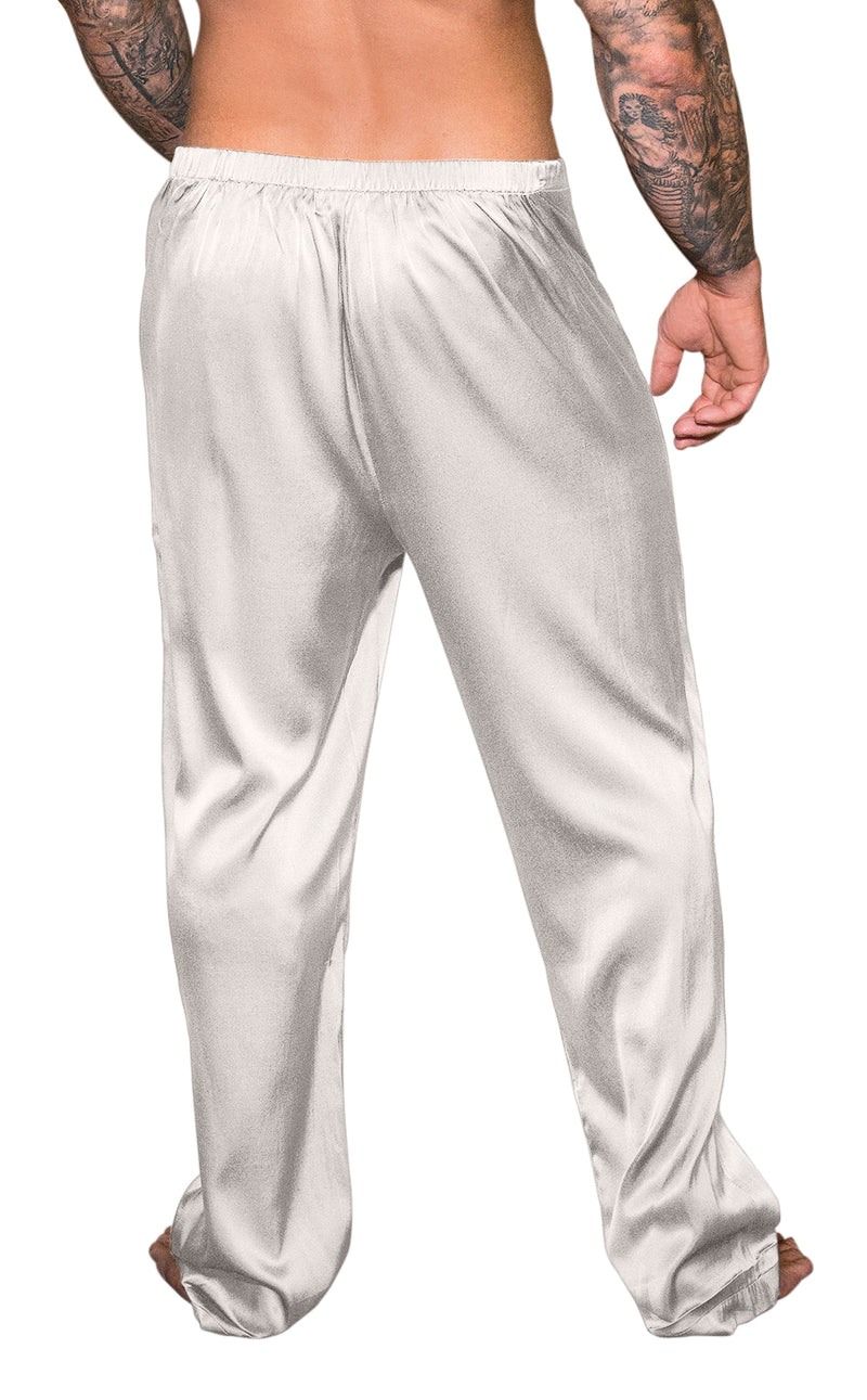 Mens Silk Pyjama Pants Ivory